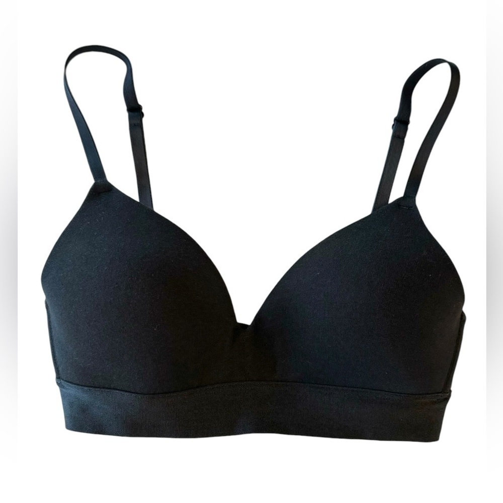 PINK Victorias Secret Bra Wear Everywhere Wireless Lightly Padded 32C Black - Picture 8 of 9